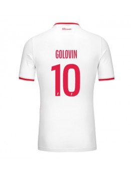 Billige AS Monaco Aleksandr Golovin #10 Hjemmedrakt 2024-25 Kortermet